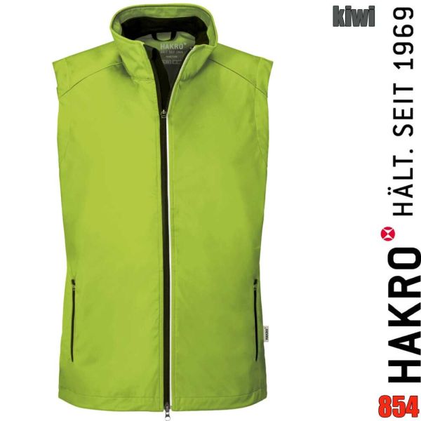 NO. 854 Hakro Light Softshell Weste Edmonton, kiwi