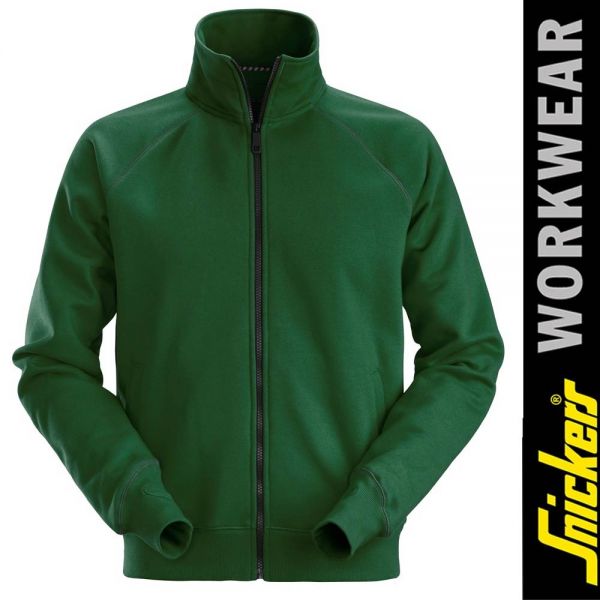 2886 Sweatshirt Arbeitsjacke mit RV - SNICKERS Workwear-forestgreen