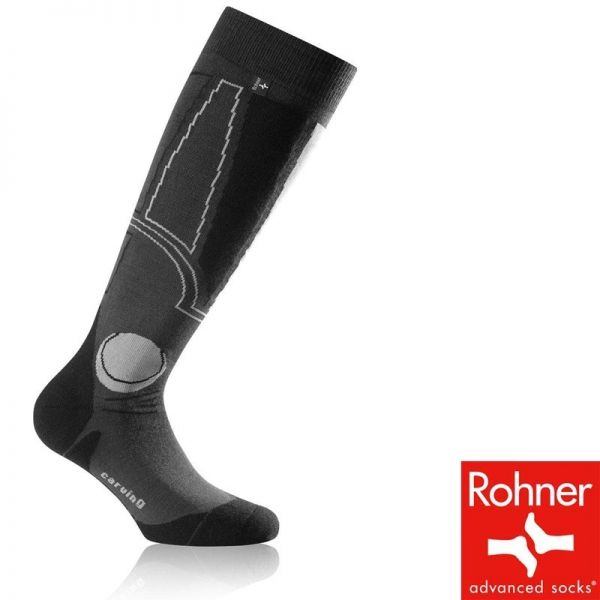 Rohner Carving Socken - 720083-grau