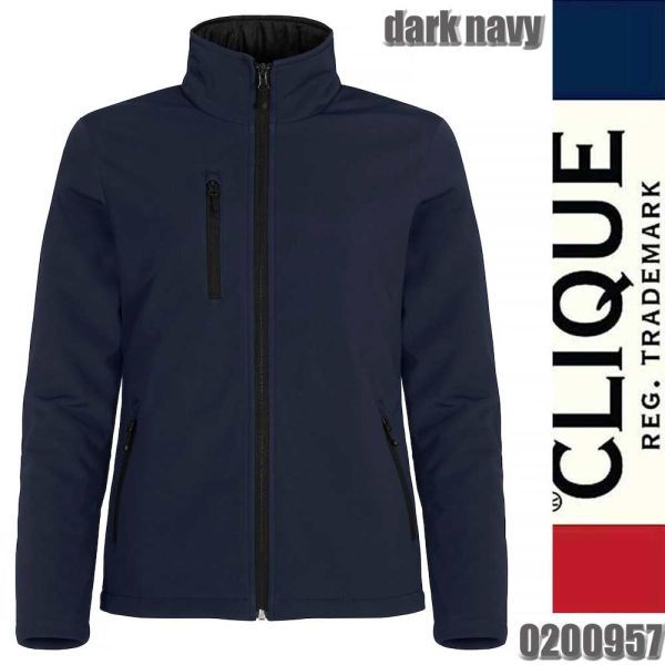 Padded Softshell Lady Jacke, Clique - 0200957, dark navy