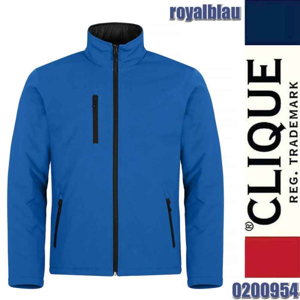 Padded Softshell Jacke, Clique - 0200954, royalblau