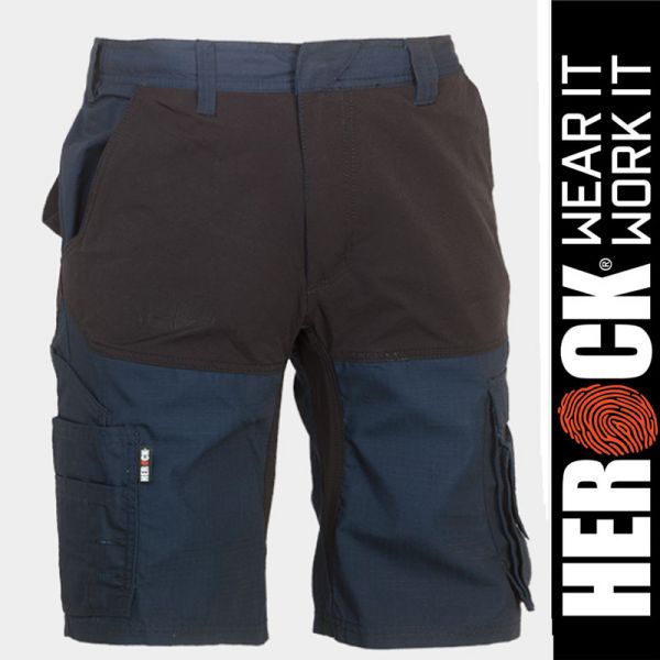 HESPAR SHORTS, HEROCK Workwear - 23MBM1901-navy-schwarz