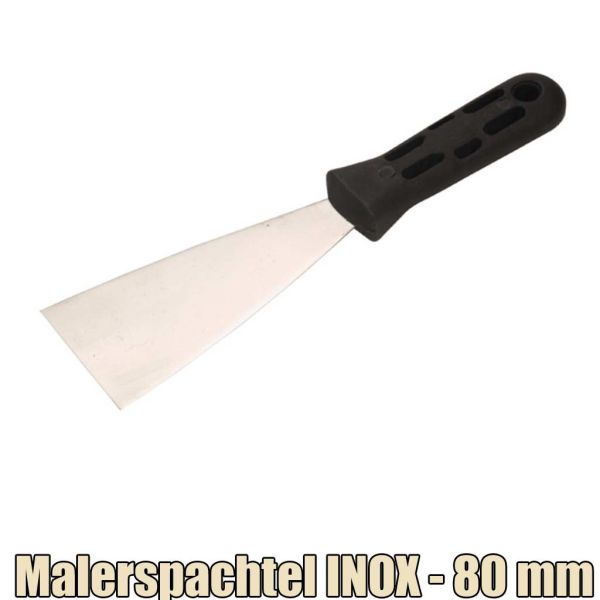 Maler - Spachtel, INOX, Blattbreite:80mm