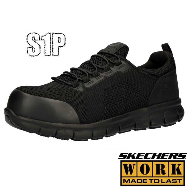 SKECHERS Work Synergy Omat, S1P, Sicherheitshalbschuh