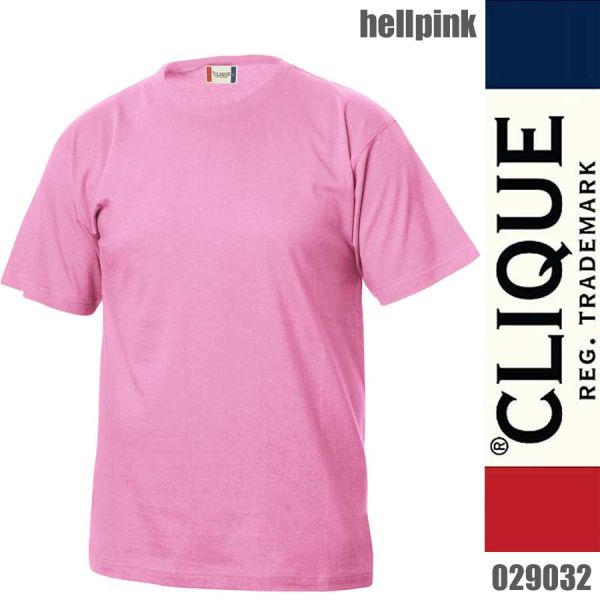 Basic-T-Shirt Junior schmal geschnitten, Clique - 029032