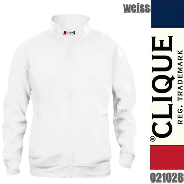 Basic Cardigan Junior Sweatjacke für Kinder, Clique - 021028, weiss