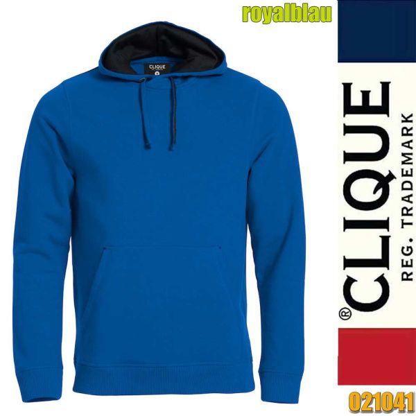 Classic Hoody, Clique - 021041, royalblau