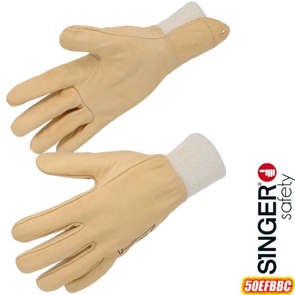 Rindslederhandschuh, mit Pulsaderschutz, 50EFBBC, SINGER SAFETY