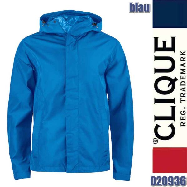 Webster sportliche Regenjacke, Clique - 020936, blau