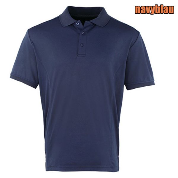 Mens länger geschnittenes Poloshirt Coolchecker PW615