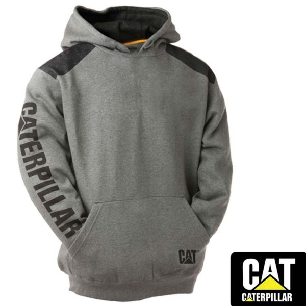CAT Sweatshirt Hoodie, dunkelgrau - 464016