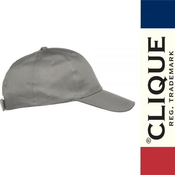 Brandon Cap mit verstärktem Schirm und Klettverschluss, Clique - 024031