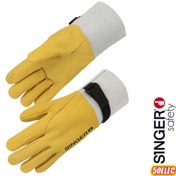 Überhandschuh für Elektriker, Leder, 50ELEC, SINGER Safety