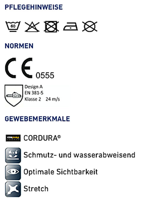 KUEbler-Workwear-FOREST-Schnittschutzhose-Pro-PSA-3-Pflegehinweise