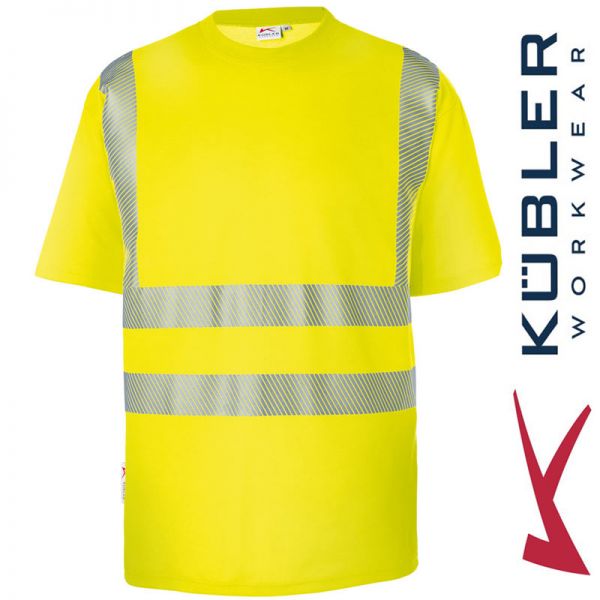 KÜBLER REFLECTIQ T-Shirt - warngelb - PSA 2-HIGH-VIS, 5043