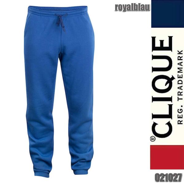 Basic Pants Junior Sweat Hose, Clique - 021027, royalblau