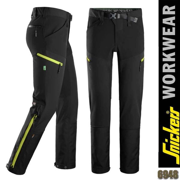 FlexiWork, Softshell-Stretchhose, 6948, SNICKERS Workwear