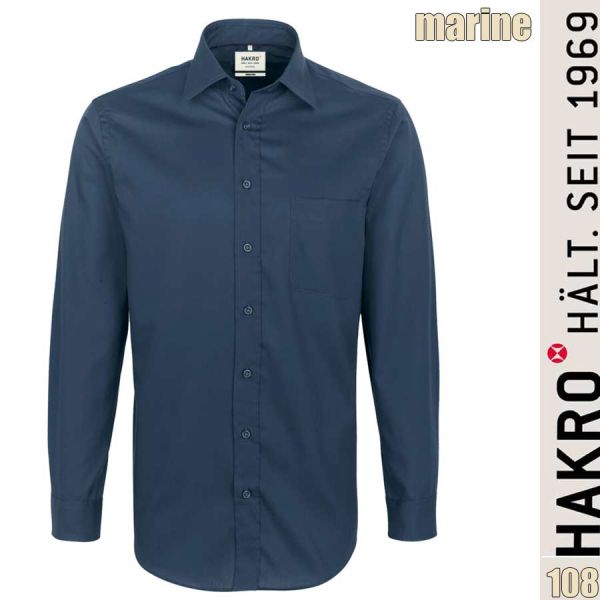 NO. 108 Hakro Hemd Business Comfort, marine