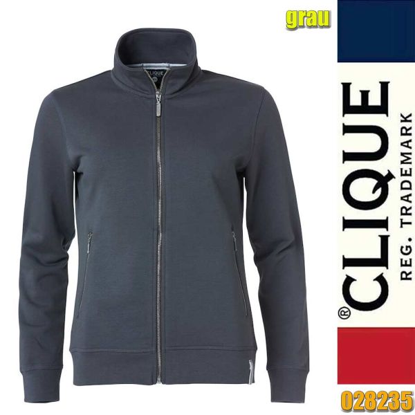 Classic FT Sweat Jacket Ladies, Clique - 021059, grau