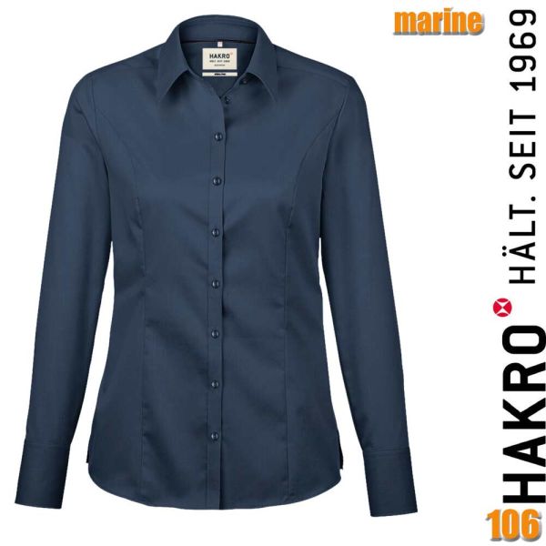 NO. 106 Hakro Damen-Bluse Business, marine