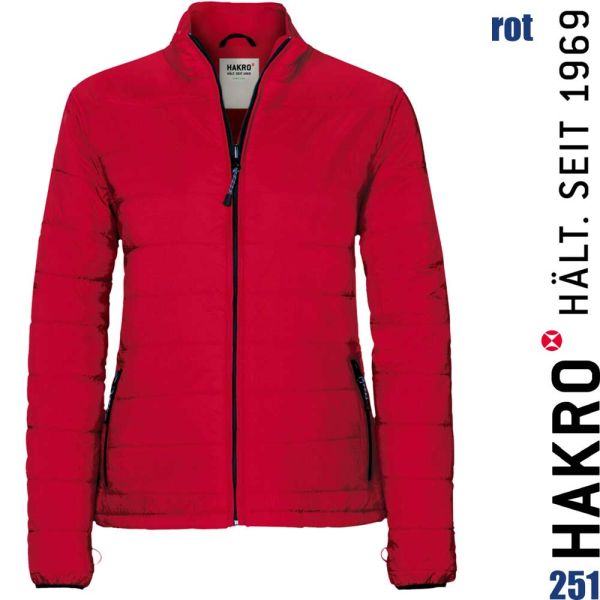 NO. 251 Hakro Damen Loft Jacke Regina, rot