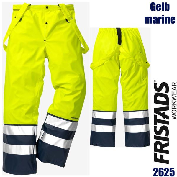 HIGH VIS REGENHOSE KL. 2 2625 RS, FRISTADS, 111376