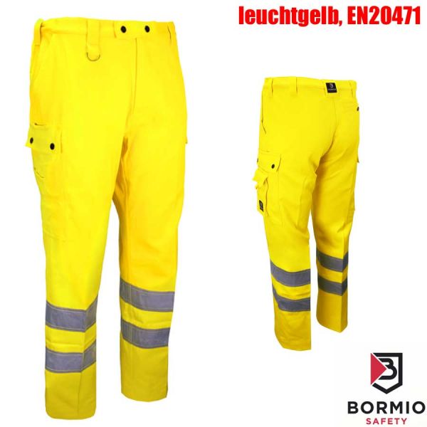 Warnschutz Bundhose, Tödi, EN20471, leuchtgelb, BORMIO