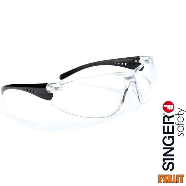 Schutzbrille Ultrafein, farblose Gläser- EVALIT Singer Safety