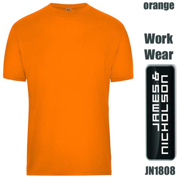 Men's Bio Workwear T-Shirt, James & Nicholson, JN1808