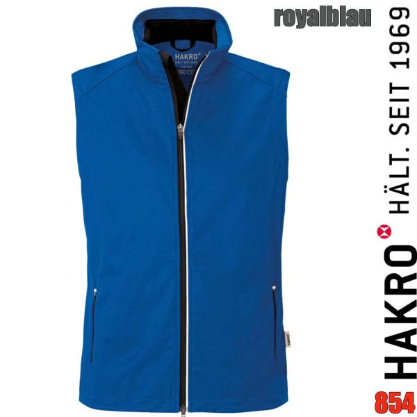 NO. 854 Hakro Light Softshell Weste Edmonton, royalblau