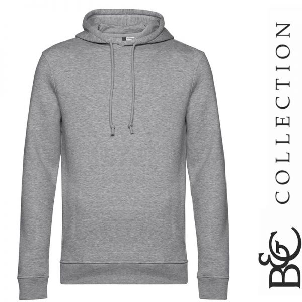 Organic Hoodie - Bio Baumwolle - B&C Collection - WU33B-heather grey