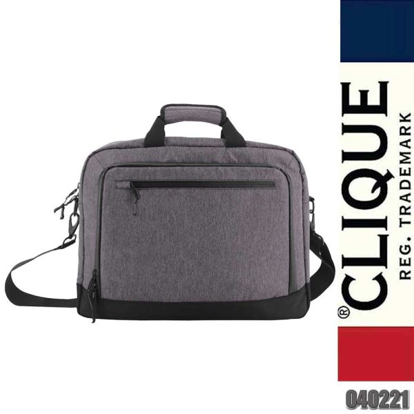 Laptop Bag Computertasche Anthrazitmel, Clique - 040221