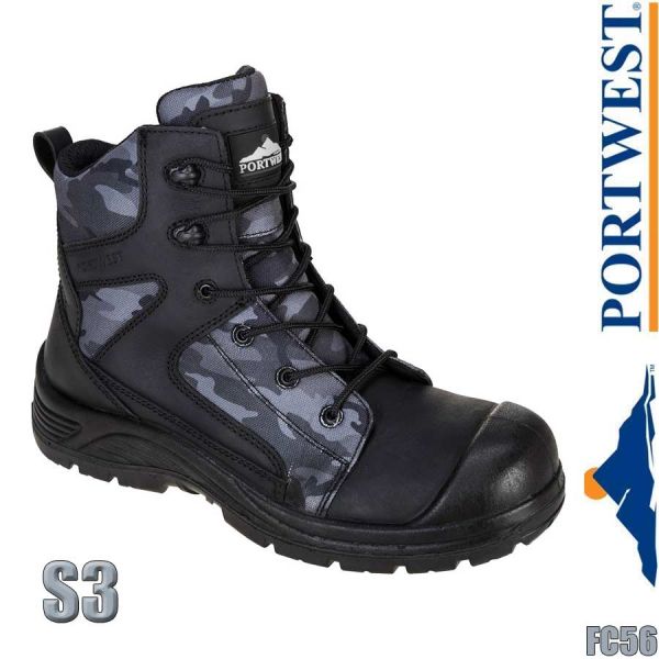 S3 - Baustiefel, Camouflage, PORTWEST, FC56