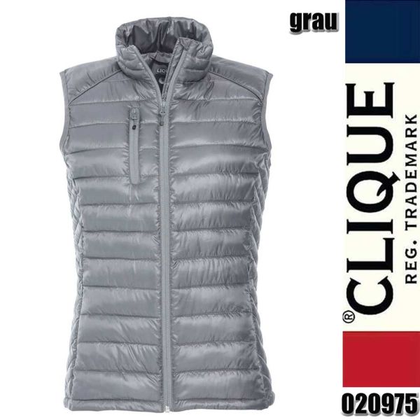 Hudson Vest Ladies, gesteppte Weste mit Stehkragen, Clique - 020975