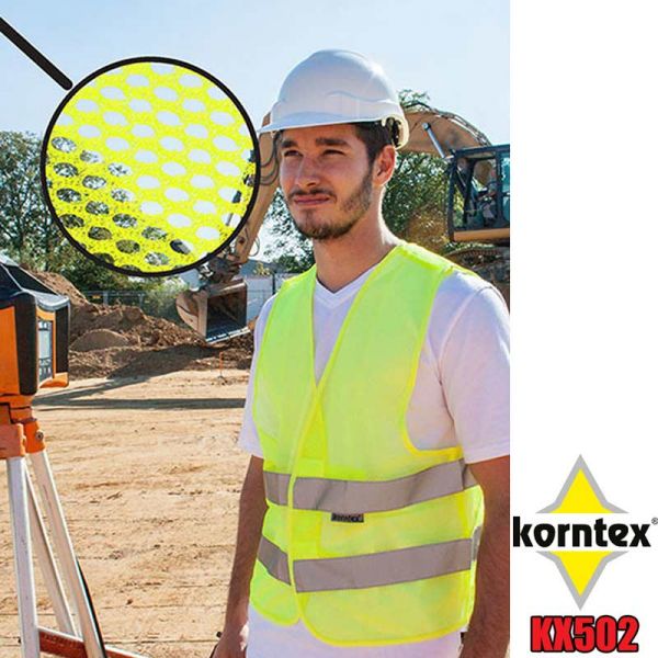 Mesh Warnschutzweste, Korntex KX502