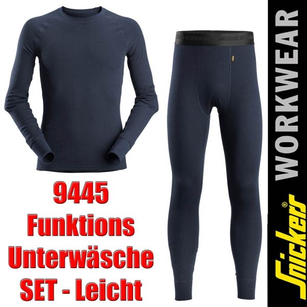 9445 AllroundWork - Funktionsunterwäsche Set - Leicht - SNICKERS Workwear