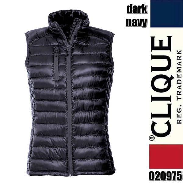 Hudson Vest Ladies, gesteppte Weste mit Stehkragen, Clique - 020975