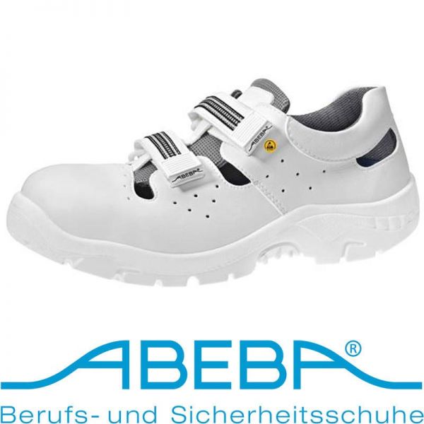 ABEBA Sicherheits - Sandale 2616 - weiss - S1