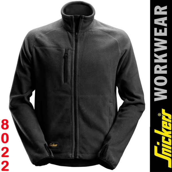 POLARTEC Fleece Arbeitsjacke - 8022 - SNICKERS Workwear, schwarz
