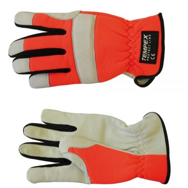 T-Tex-Driver, Handschuhe aus feinem Narbenleder - elastisch 