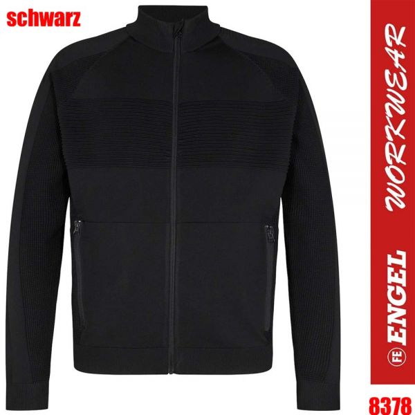 X-Treme Strickjacke-8378-ENGEL Workwear-schwarz
