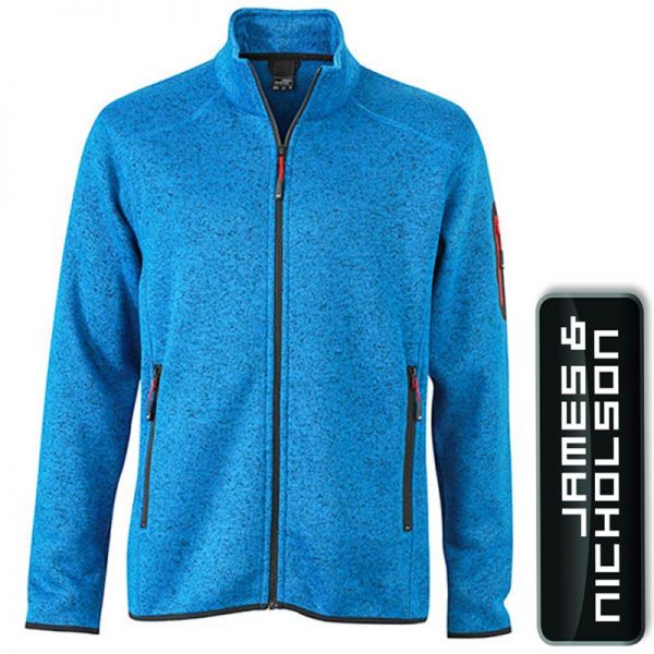 Strick Fleece Jacke von James Nicholson - JN762