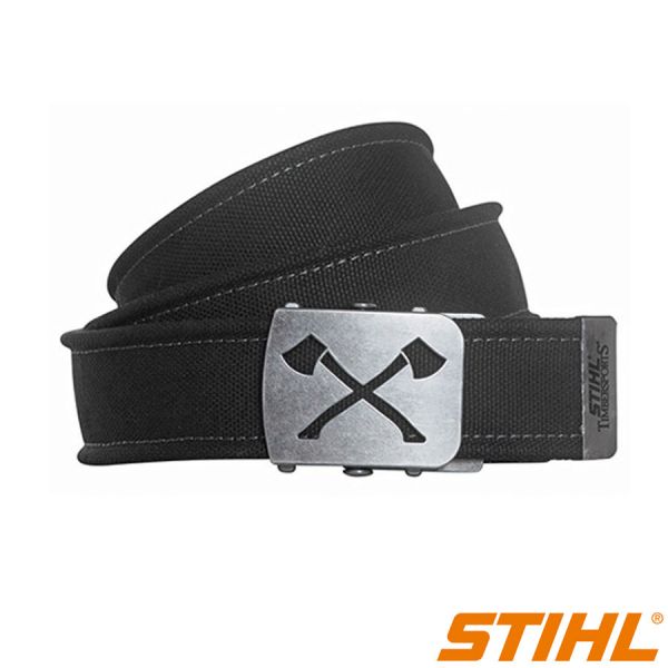 STIHL Gürtel "AXE"-schwarz mit Schnalle - 04640810030