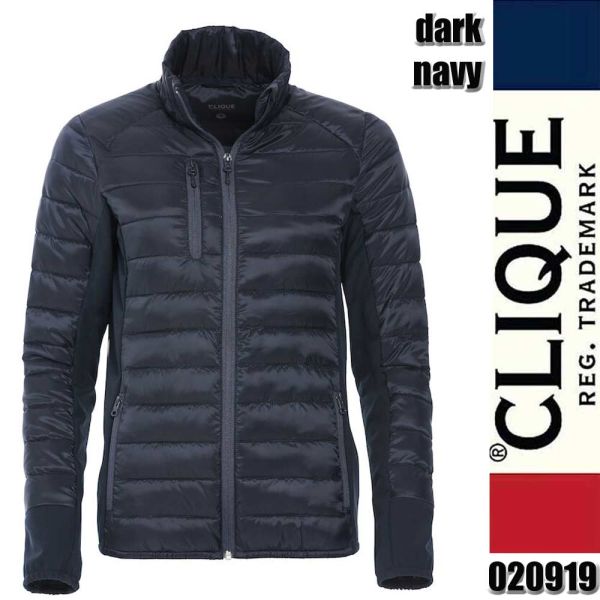 Lemont Ladies Hybrid Jacke mit Stehkragen, Clique - 020919, dark navy