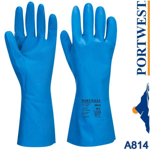 Nitril Handschuh für die Lebensmittelindustrie, A814