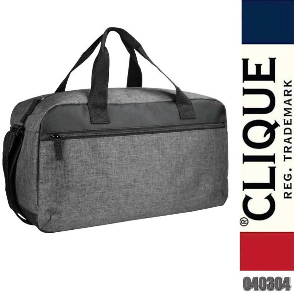 Melange Travel Bag Reisetasche, Grey Melange, Clique - 040304