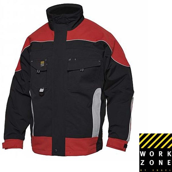 Winterjacke - Workzone by Engel red Zone,