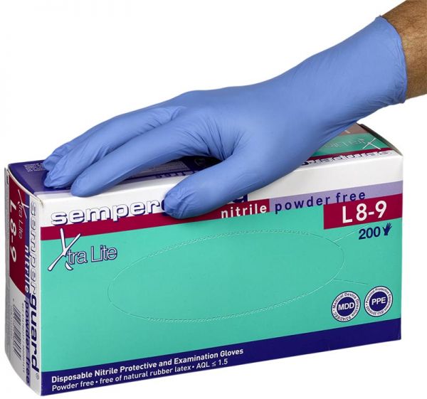 Einweghandschuhe SEMPERIT SEMPERGUARD XTRA LITE - Box à 200 Stck. - 4163
