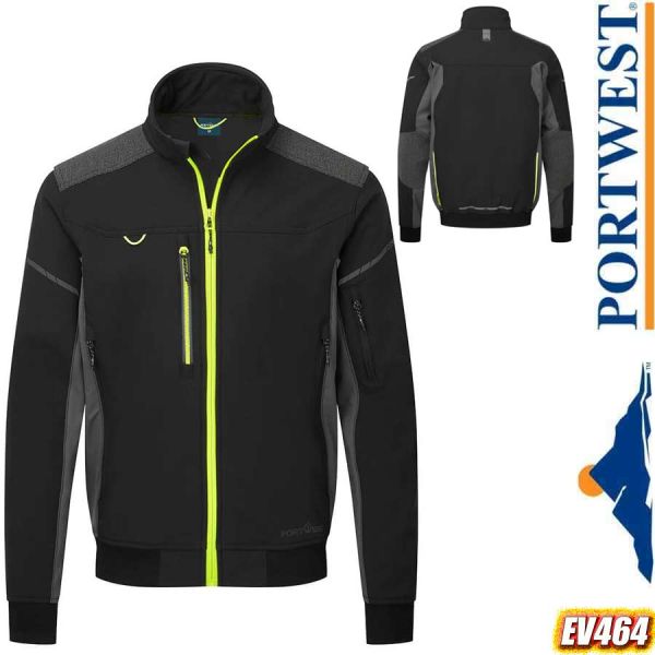 EV464 - EV4 Softshell-Piloten-Jacke (3Lagig), PORTWEST