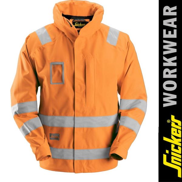 1973 High-Vis Wasserdichte Arbeitsjacke, Klasse 3-orange